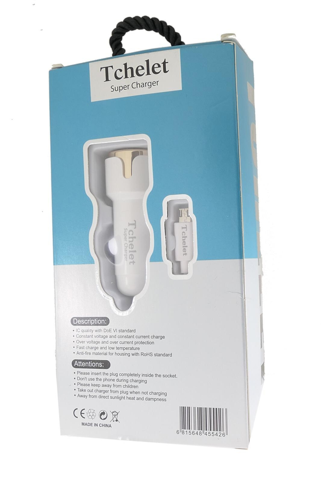 מטען לרכב ZL-C003 עם כבל טעינה Type-C
