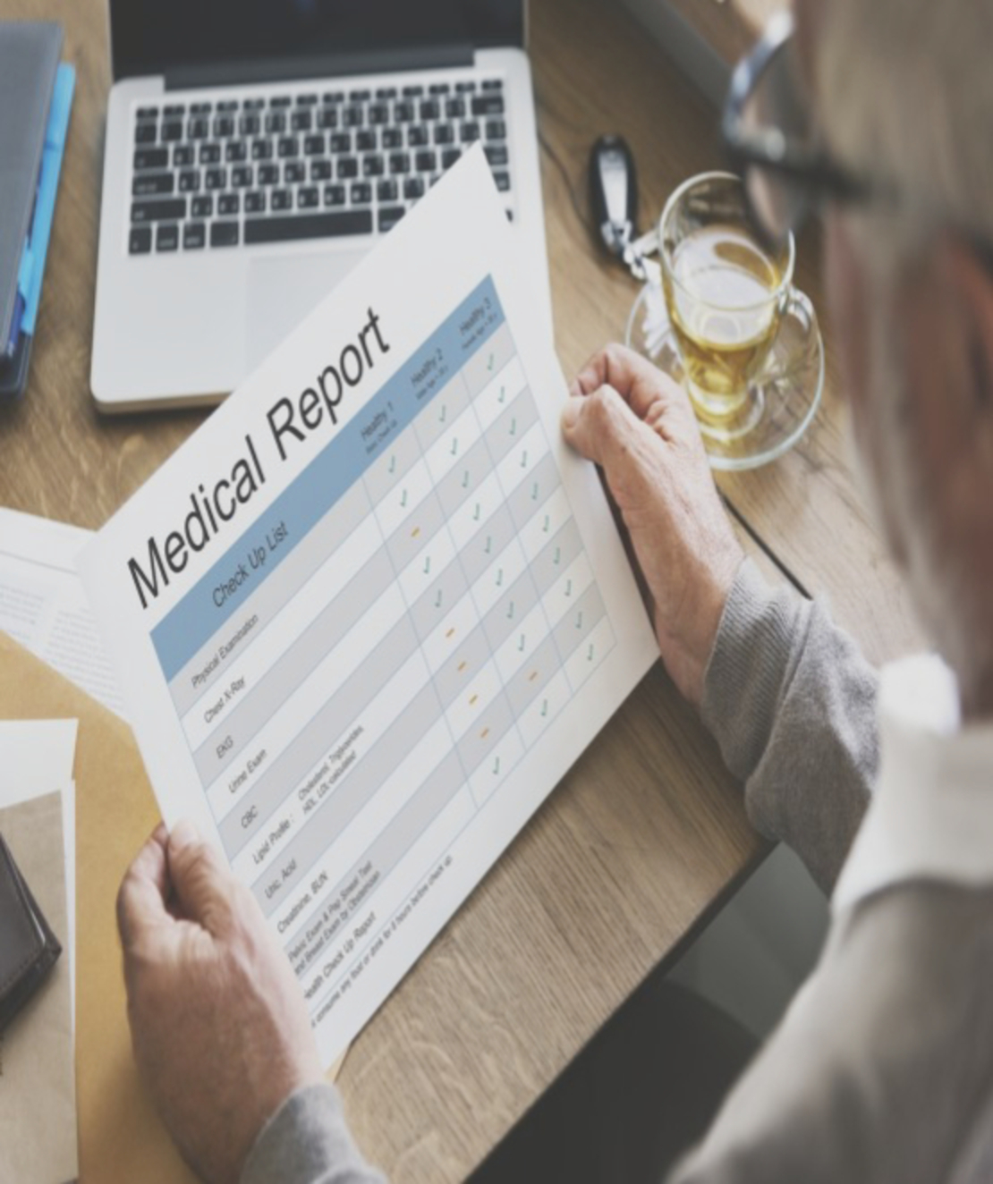 Consultation and interpretation of pathological examination by pathology expert