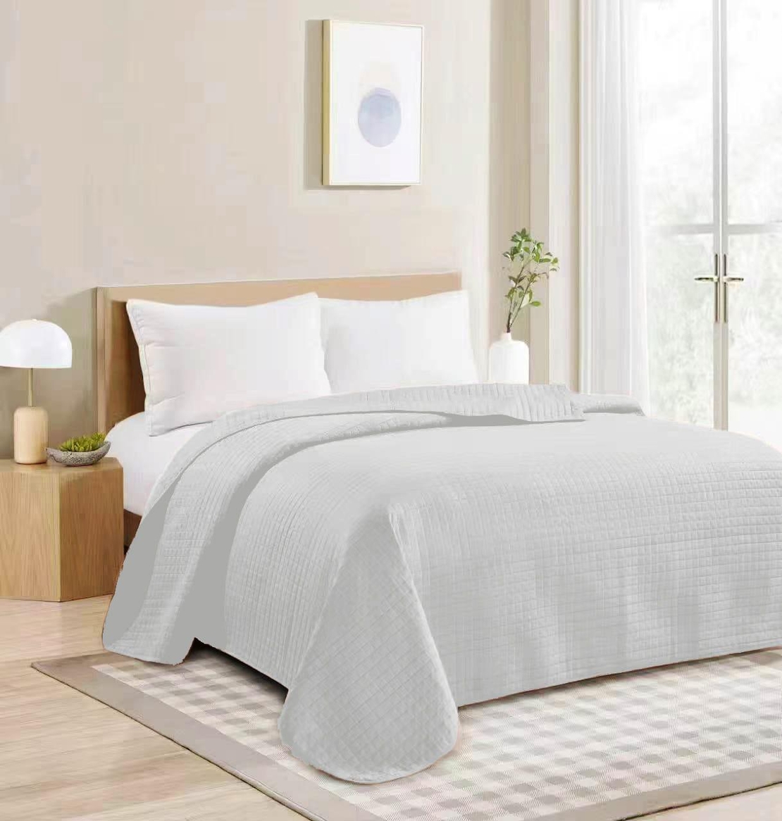 -                                                                                                                                                                                                                                           דגם שמיכת קיץ באפור