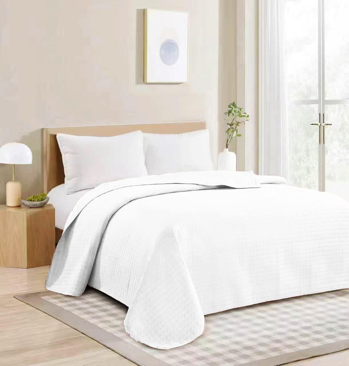 -                                                                                                                                                                                                                                           דגם שמיכת קיץ בלבן