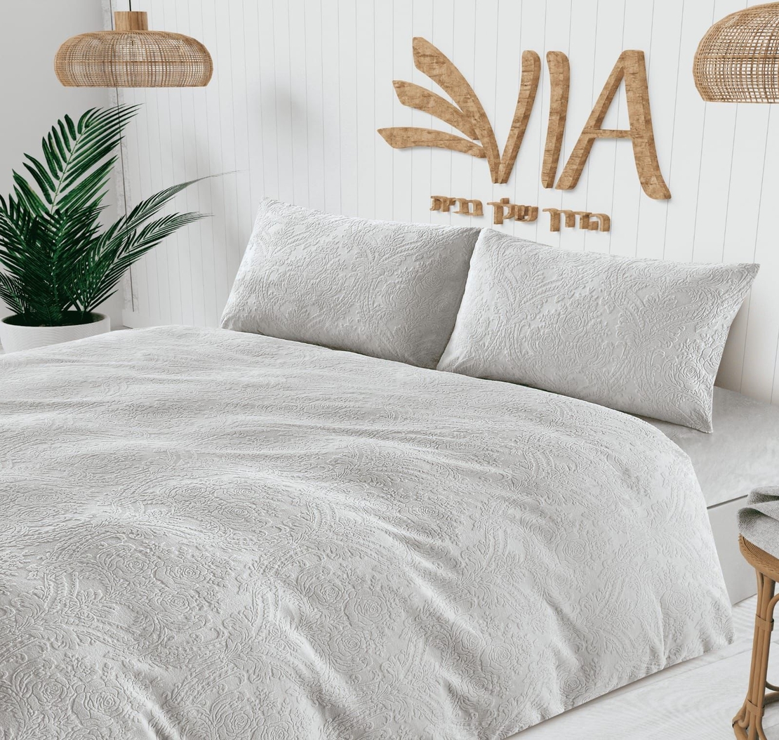 -                                                                                               - דגם סלינה- סט מצעים פלנל מבד חורפי 7