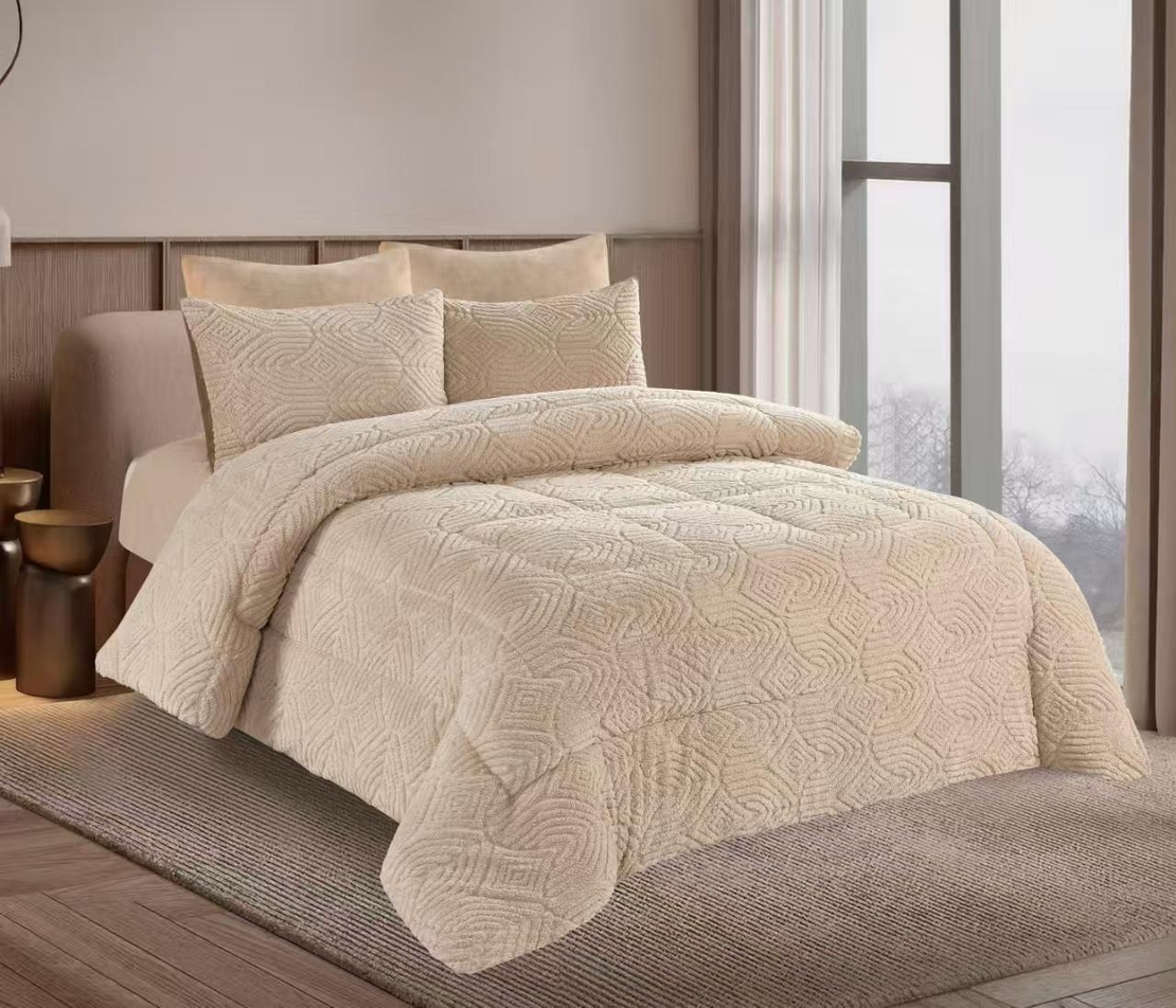 -                                                                                                                                                  דגם סט מצעים חורפי עם שמיכת חורף 8 קילו- ב'ז