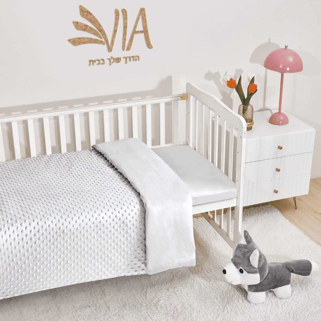 -                                                                                               דגם תינוקות- סט מצעים 100% פלנל 6