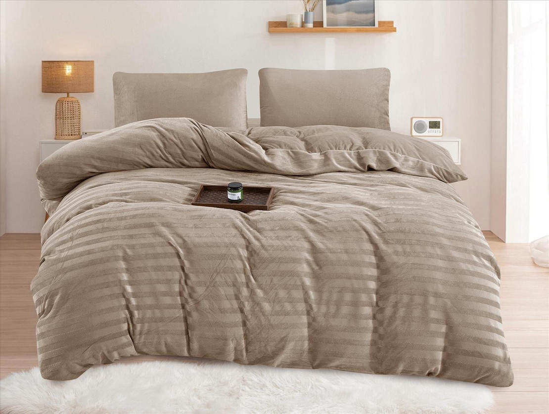 -                                                                                               - דגם פלאש- סט מצעים פלנל קטיפה מבד חורפי 6