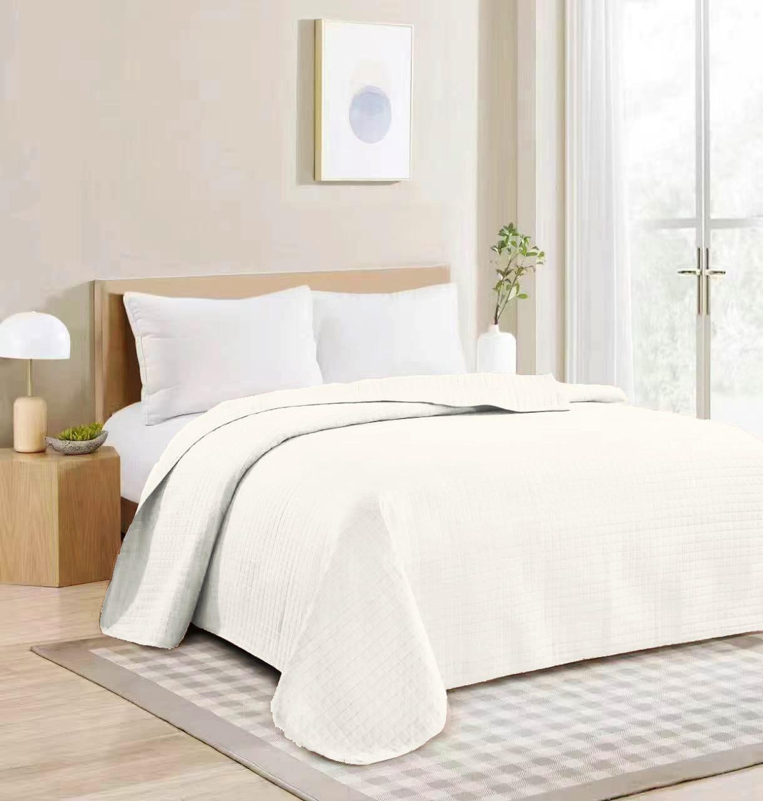 -                                                                                                                                                                                                                                          דגם שמיכת קיץ בקרם