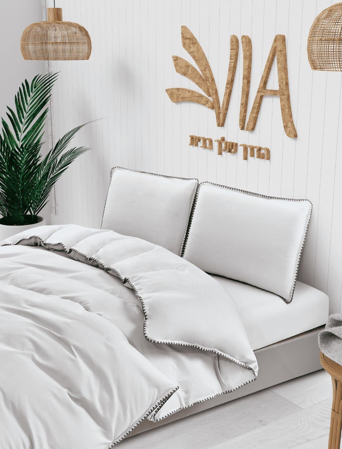 -                                                                                                                                                                                            דגם וופלי - 100% כותנה בצפיפות 144 חוטים 3