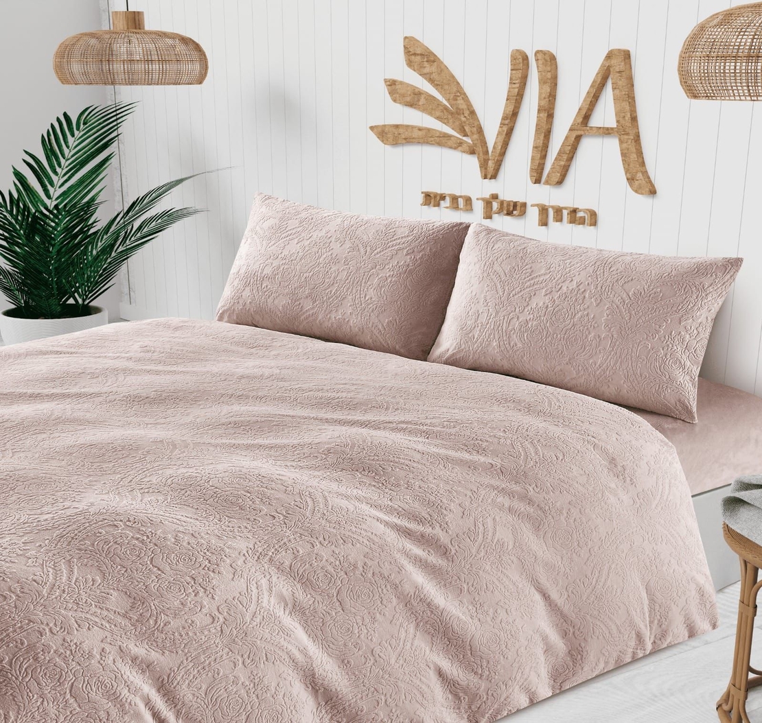 -                                                                                               - דגם סלינה- סט מצעים פלנל מבד חורפי 6