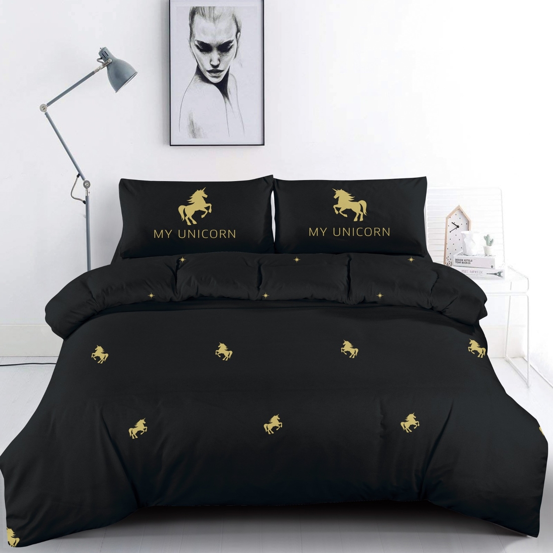 my unicorn - 100% כותנה - מיטה וחצי 130 ₪