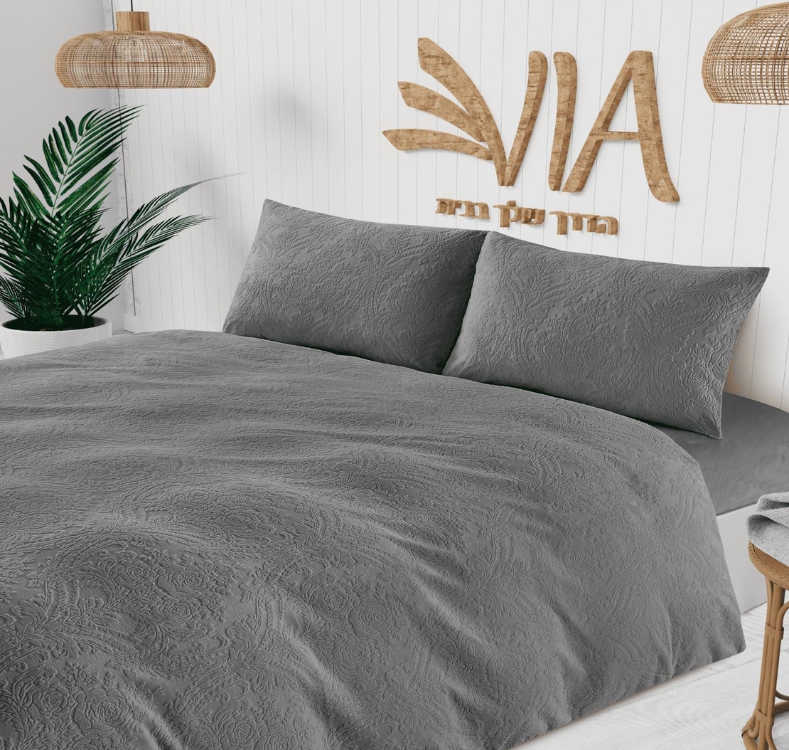 -                                                                                               - דגם סלינה- סט מצעים פלנל מבד חורפי