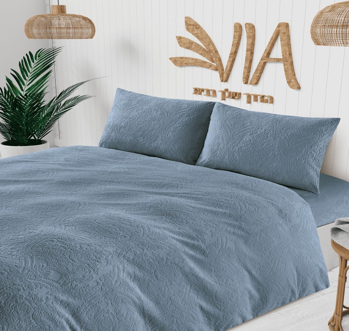 -                                                                                               - דגם סלינה- סט מצעים פלנל מבד חורפי 2