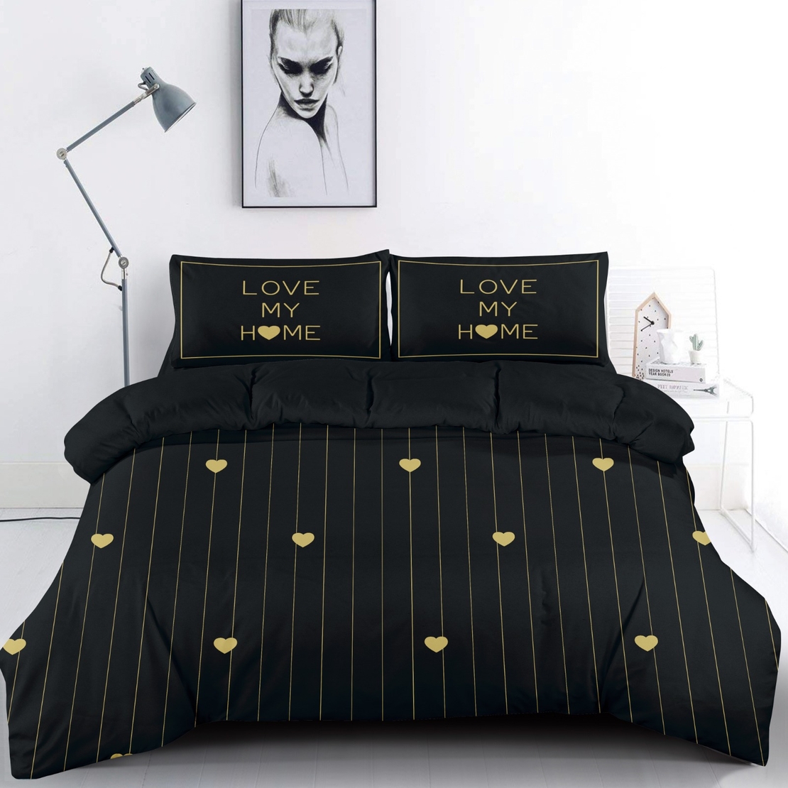 לוב מיי הום - 100% כותנה - יחיד 120₪ - מיטה וחצי 130₪