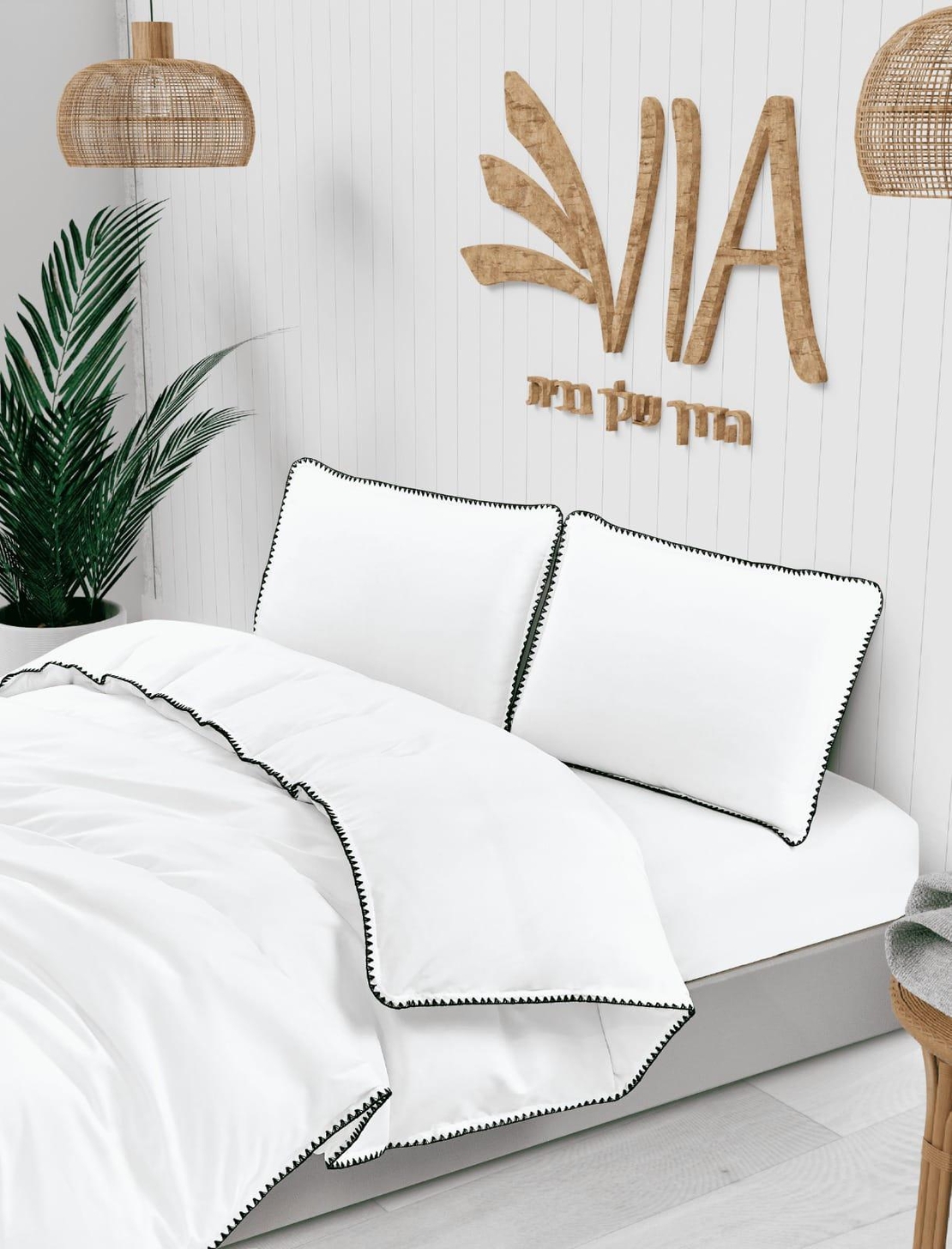 -                                                                                                                                                                                            דגם וופלי - 100% כותנה בצפיפות 144 חוטים 2