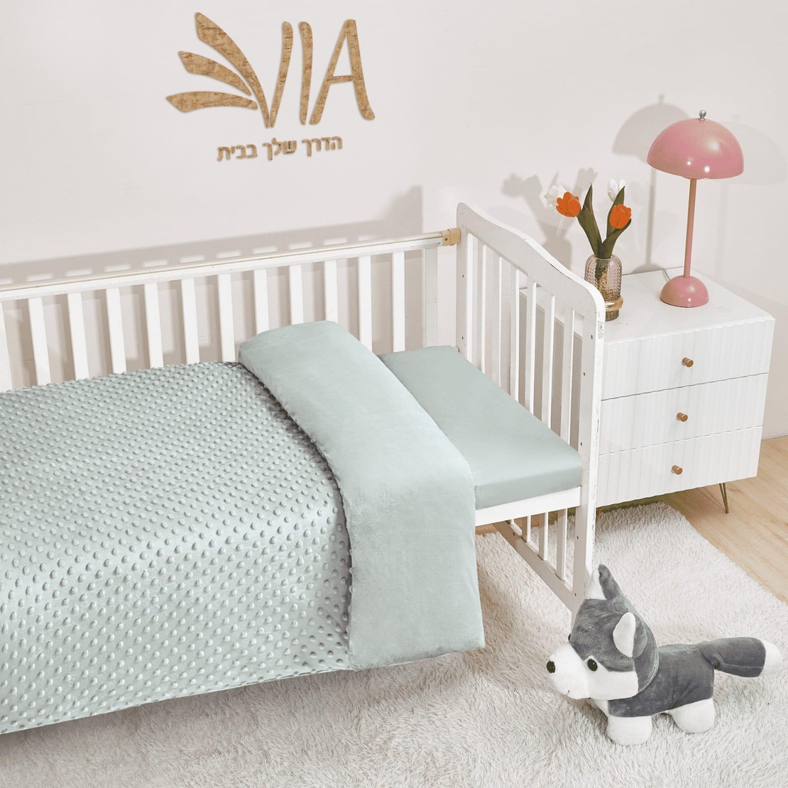 -                                                                                               דגם תינוקות- סט מצעים 100% פלנל 1