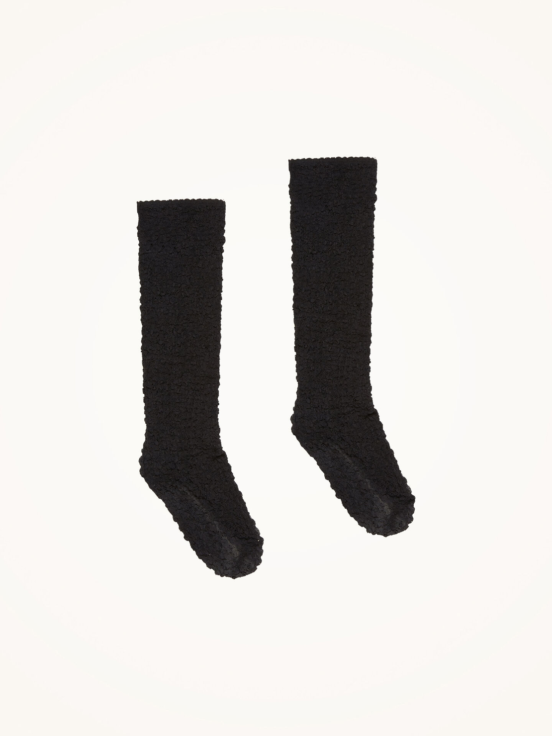 STRUCTURED LACE KNEE-HIGHS