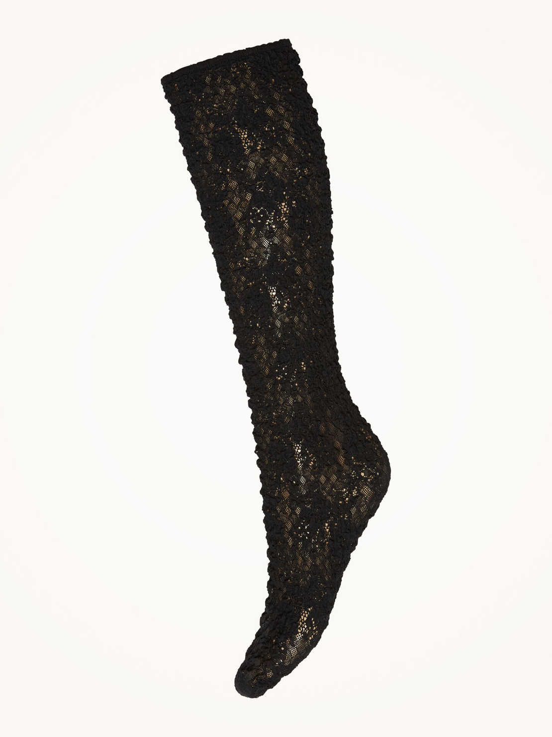 STRUCTURED LACE KNEE-HIGHS