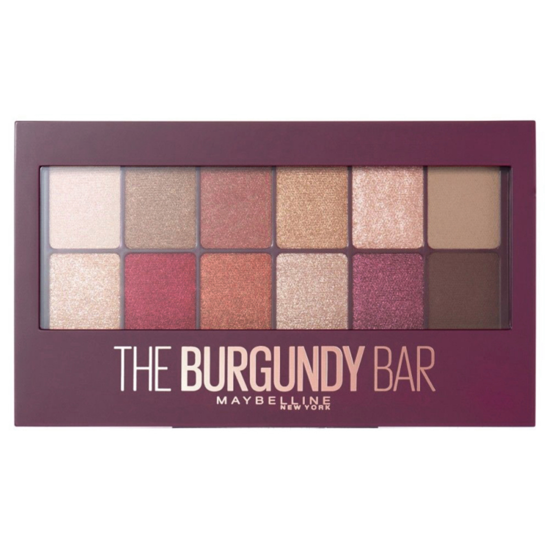 maybelline eyeshadow palette-burgundy bar