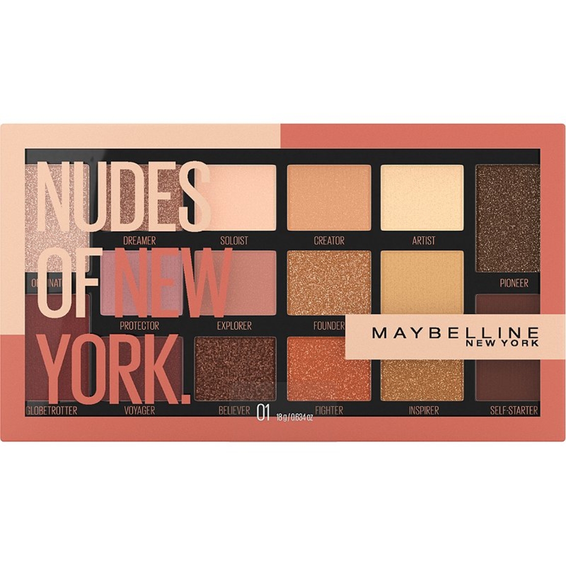 maybelline eyeshadow palette-nudes of new york