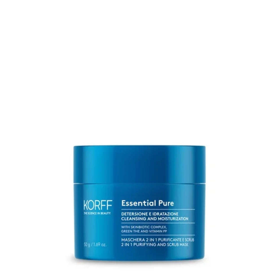 korff-essential 2 in 1 purifying and scrub mask