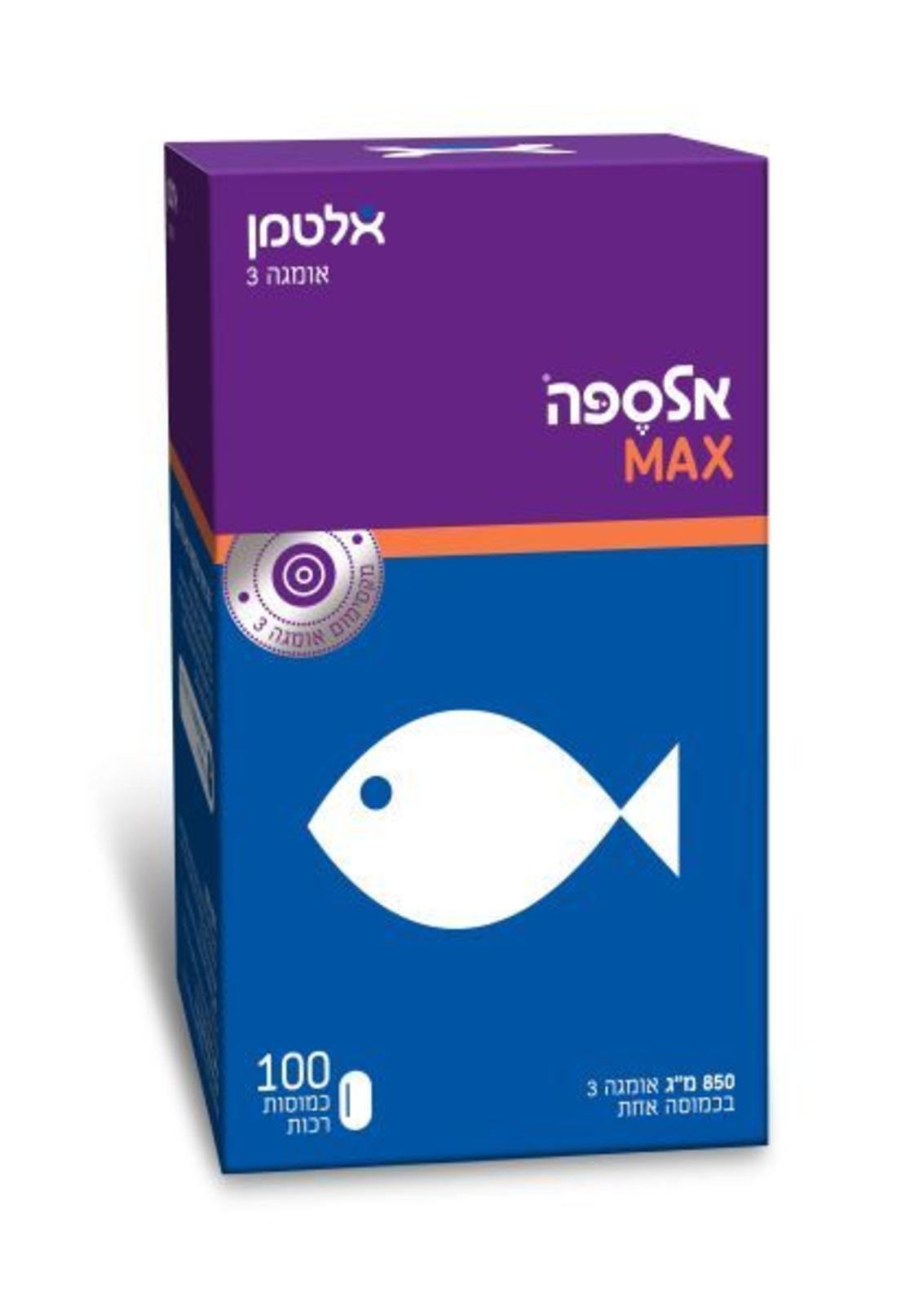 אלטמן אלספה אומגה 3 (130 כמוסות )