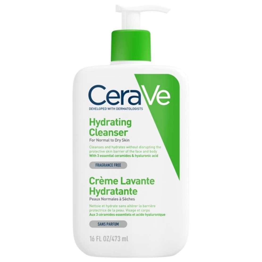 cera ve hydrating cream-to-foam cleanser