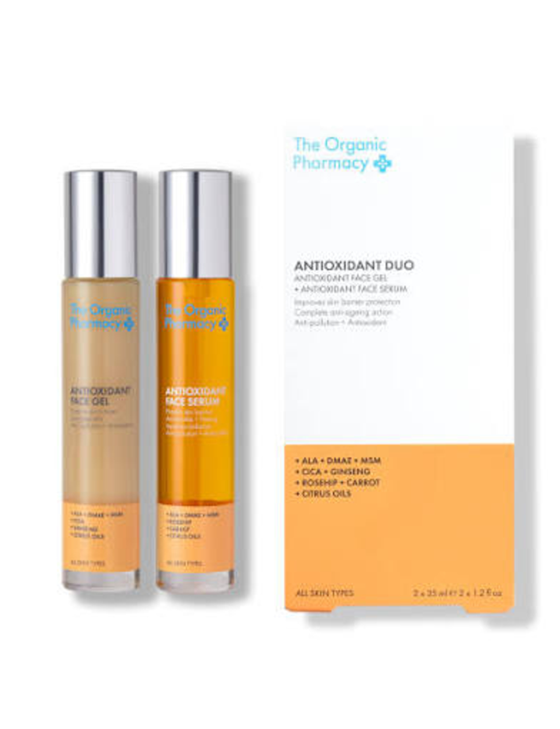Antioxidant Face Gel & Serum Duo