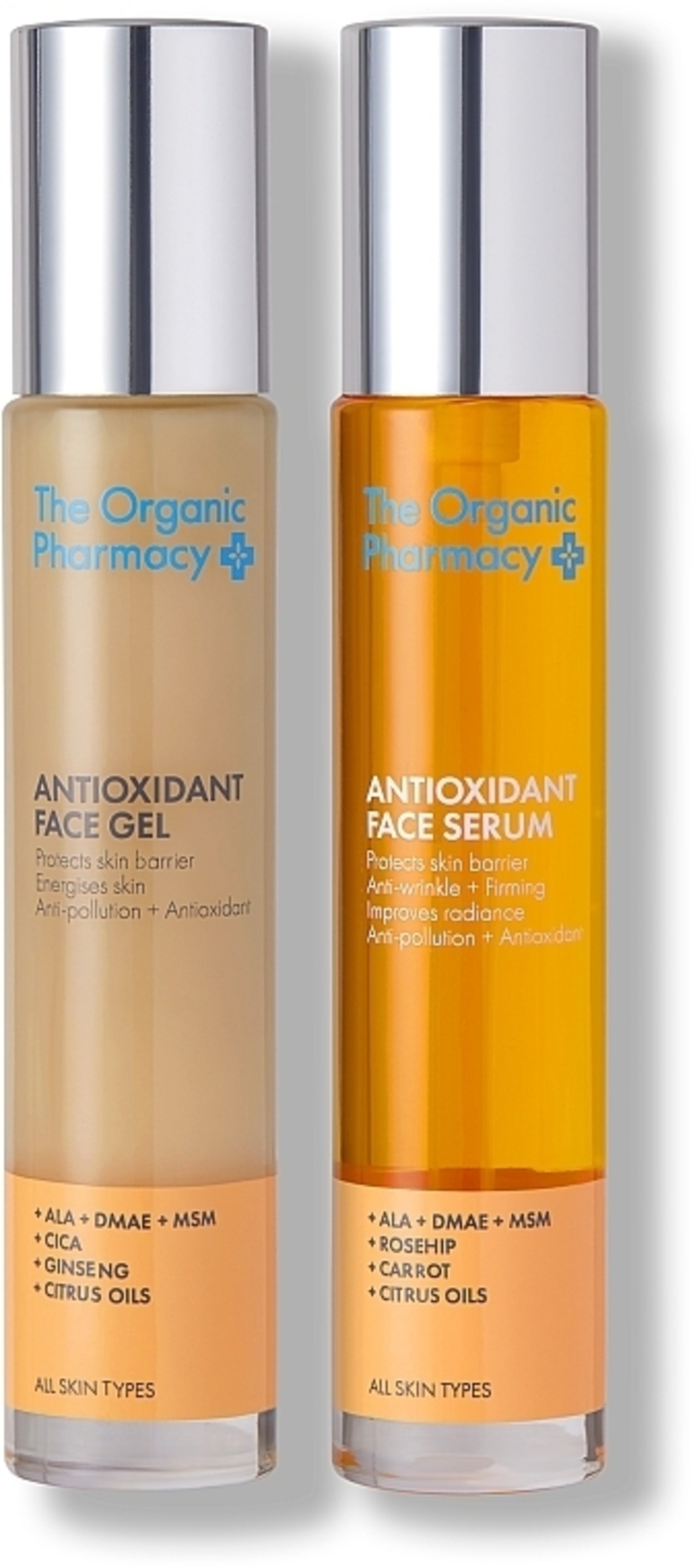 Antioxidant Face Gel & Serum Duo