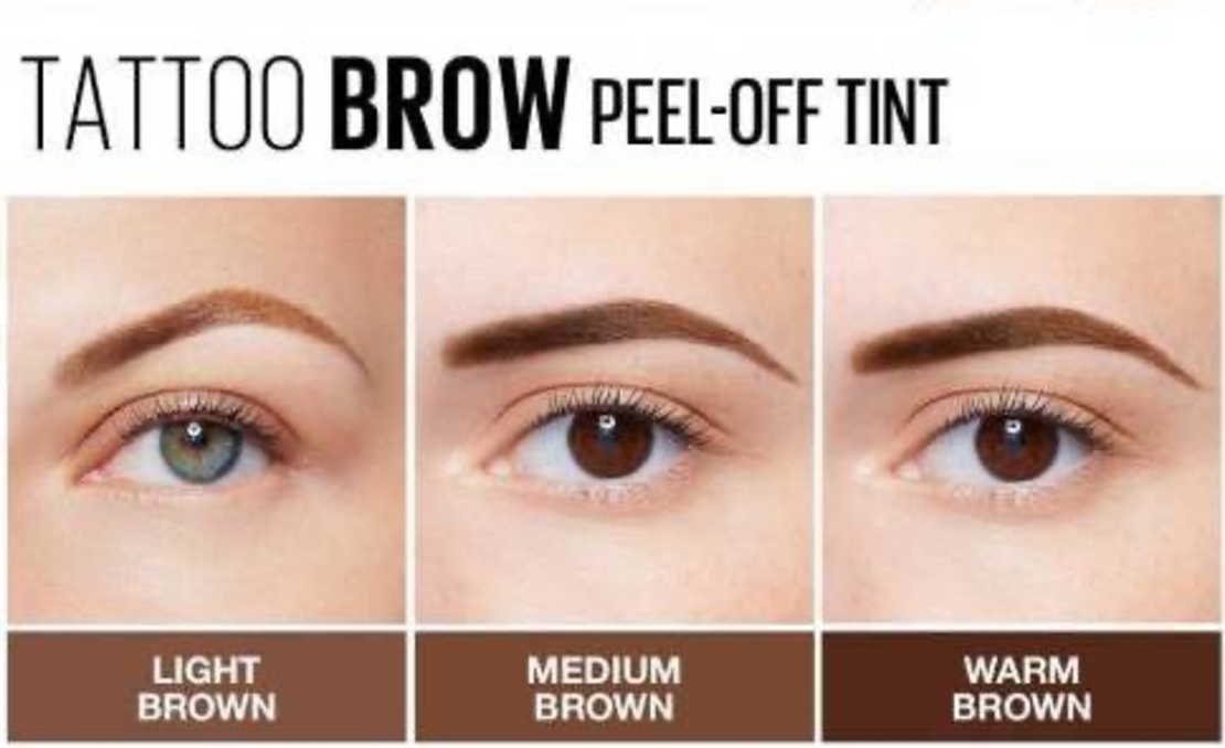 maybelline tattoo brow-dark brown
