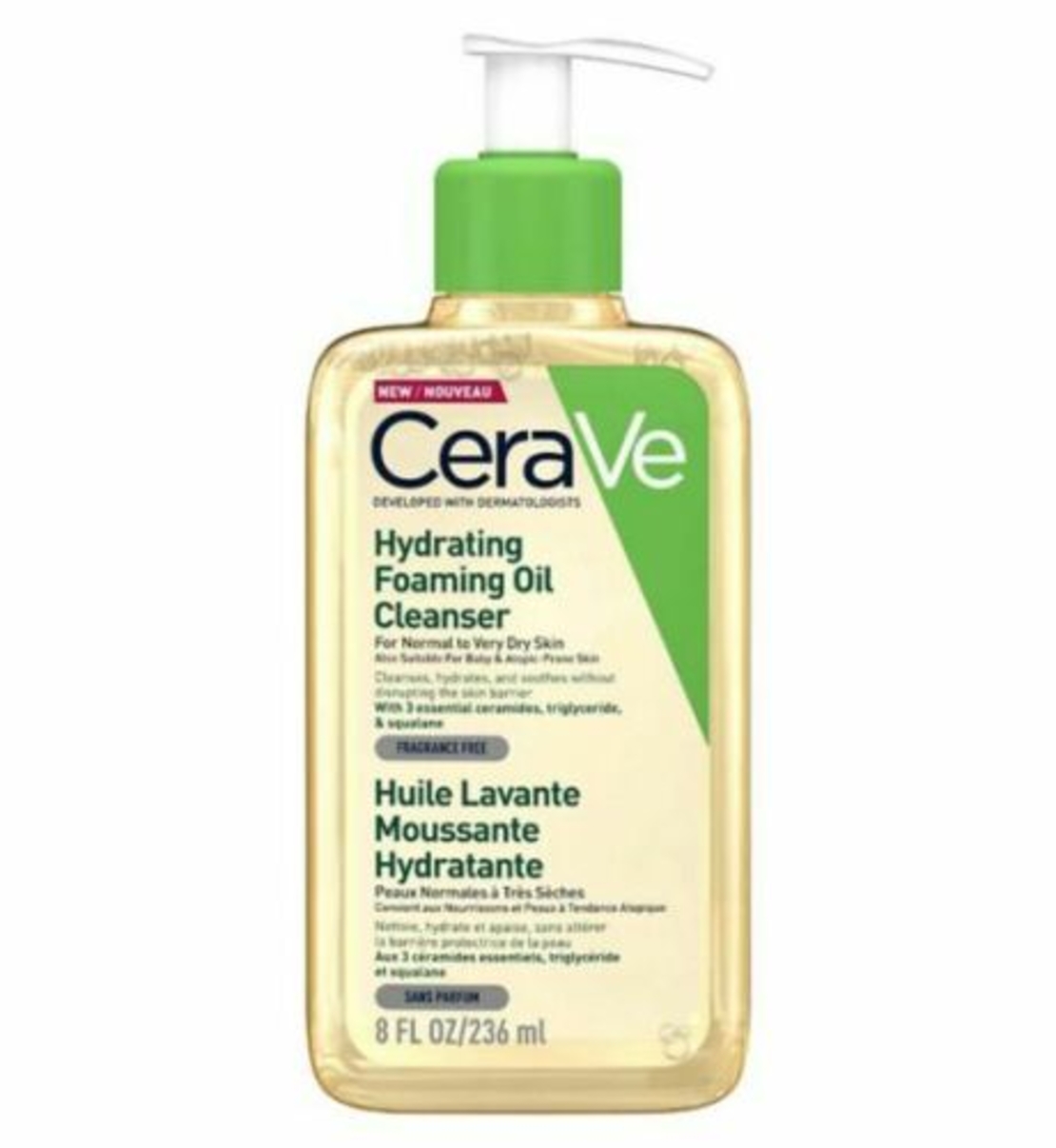cerave hydrating foaming oil cleanser