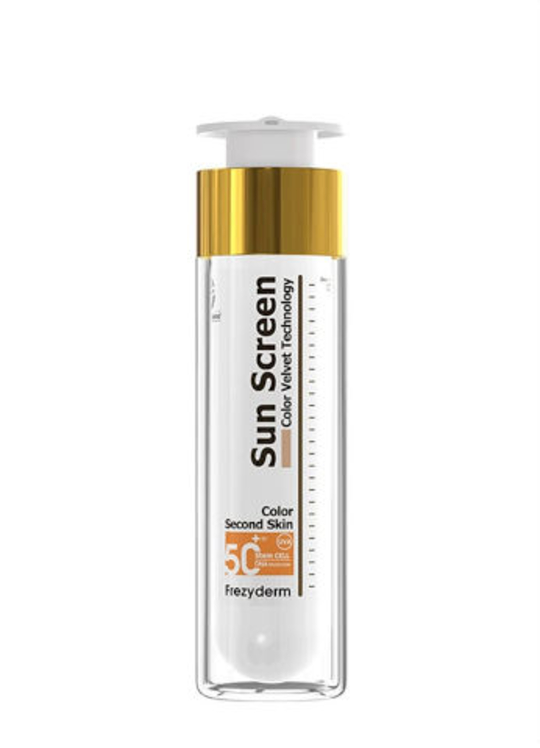 frezyderm-מקדם הגנה velvet עם דמי מיק אפ spf50