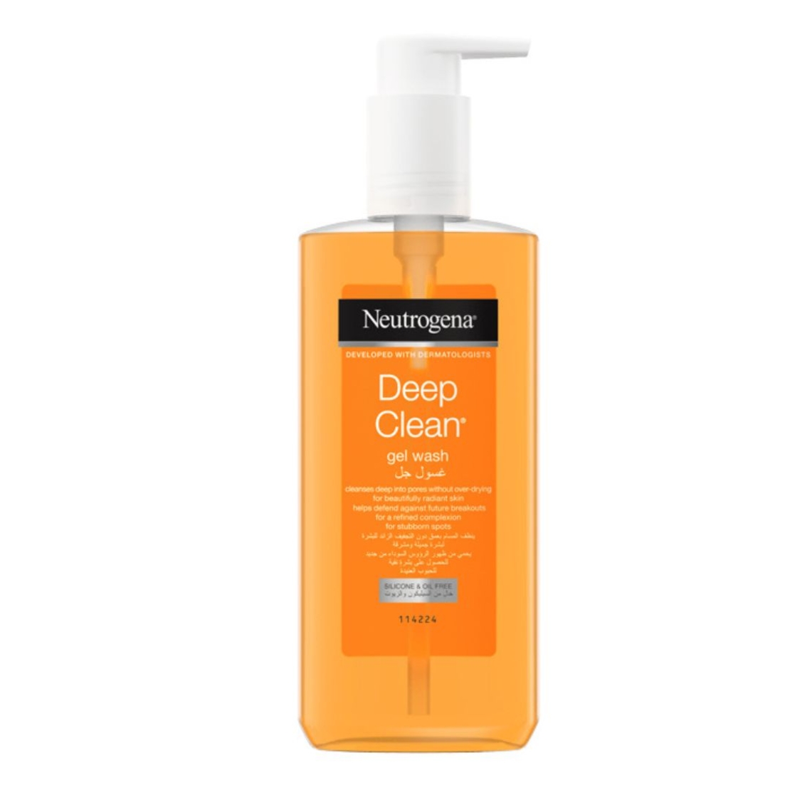 netrogena deep clean gel wash