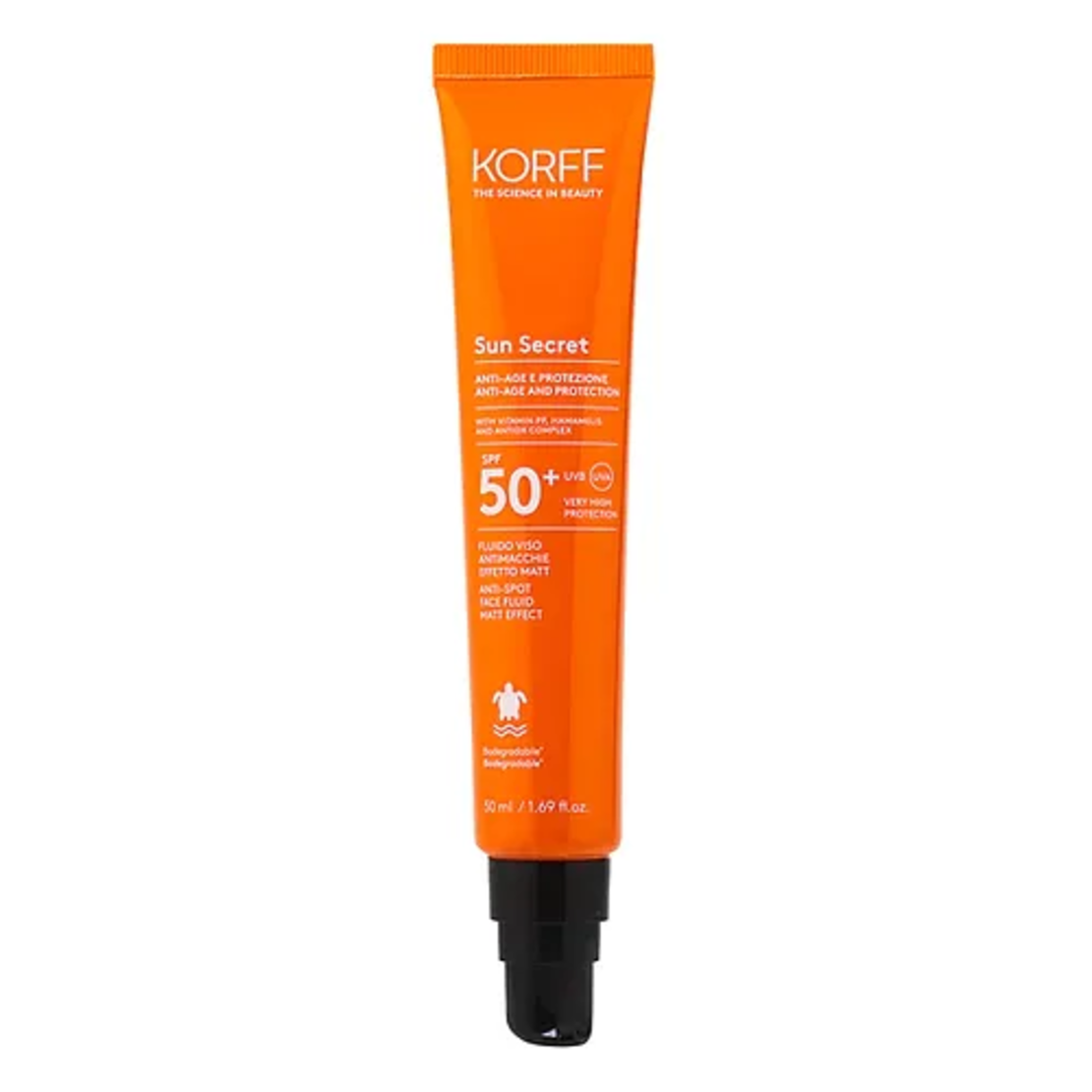 SUN SECRET ANTI-SPOT FACE FLUID MATT EFFECT SPF 50+
