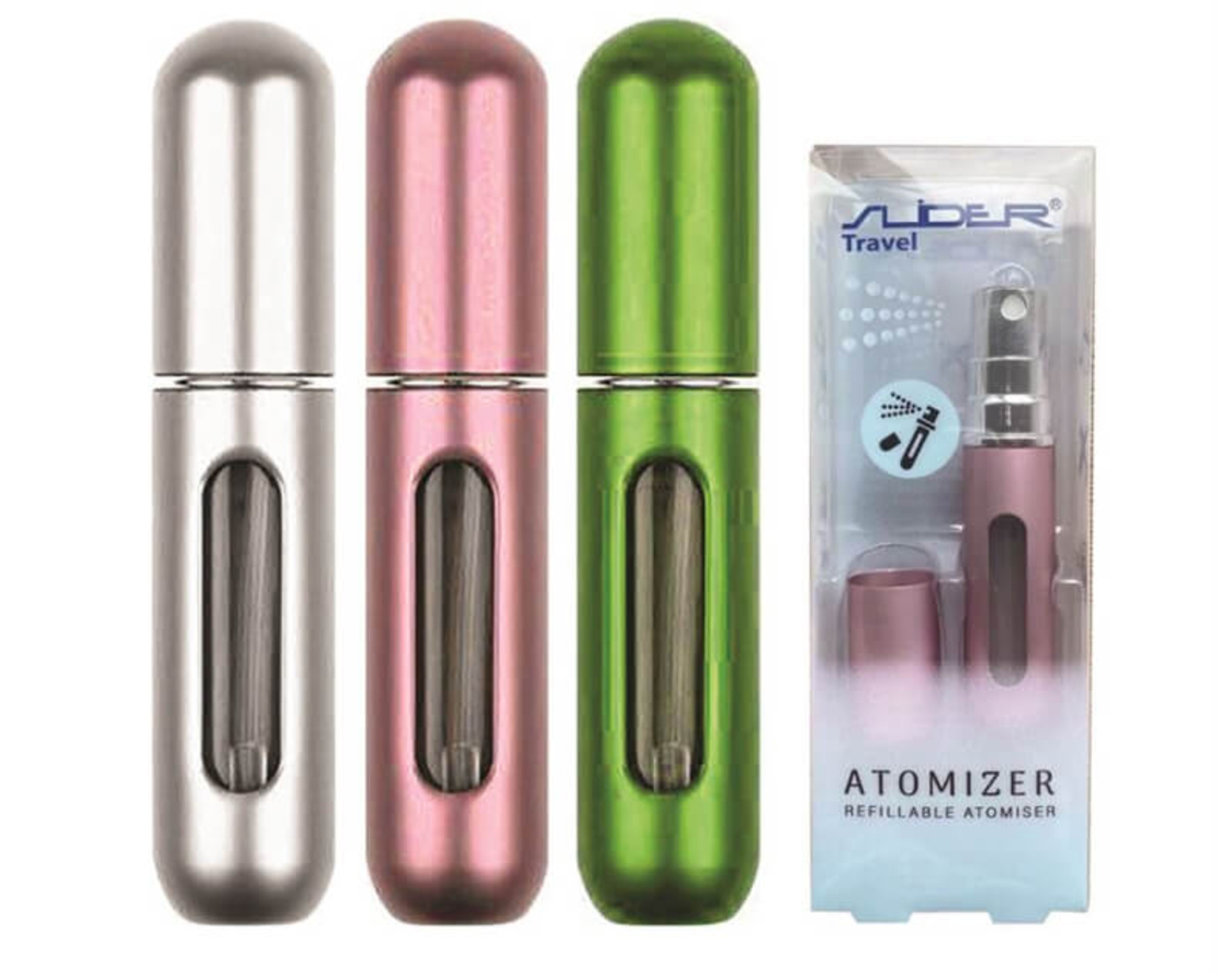 atomizer אטומייזר בקבוק מילוי לבושם צבע ירוק ardel