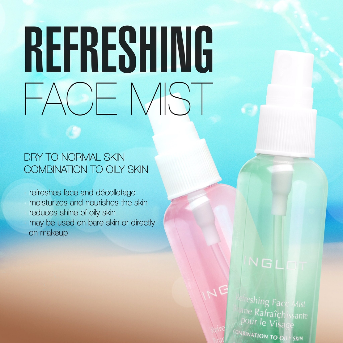 inglot refreshing face mist