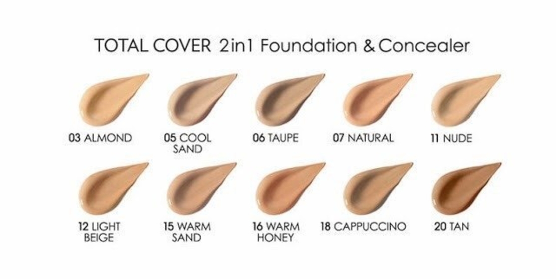 goldenrose foundation total cover 2in1