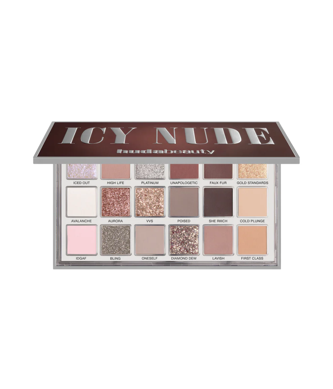 HUDA BEAUTY ICY NUDE EYESHADOW PALETTE
