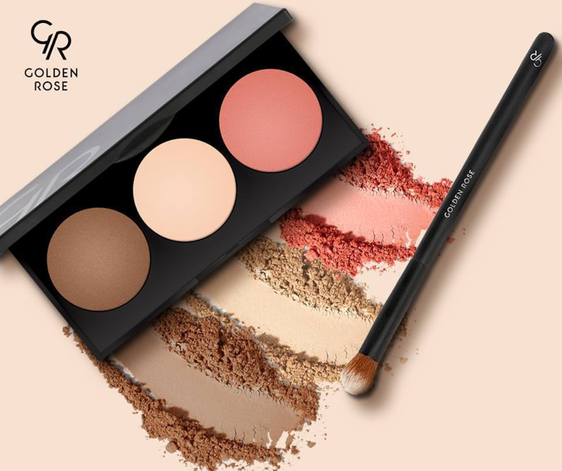 golden rose metal sculpting palette