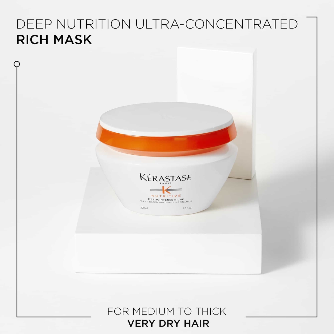 מסכה מסקינטנס ריש לשיער יבש בינוני/עבה Nutritive MASQUINTENSE RICHE