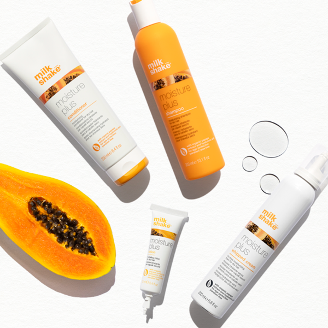 shampoo plus moisture מילקשייק שמפו מועשר בלחות לשיער יבש