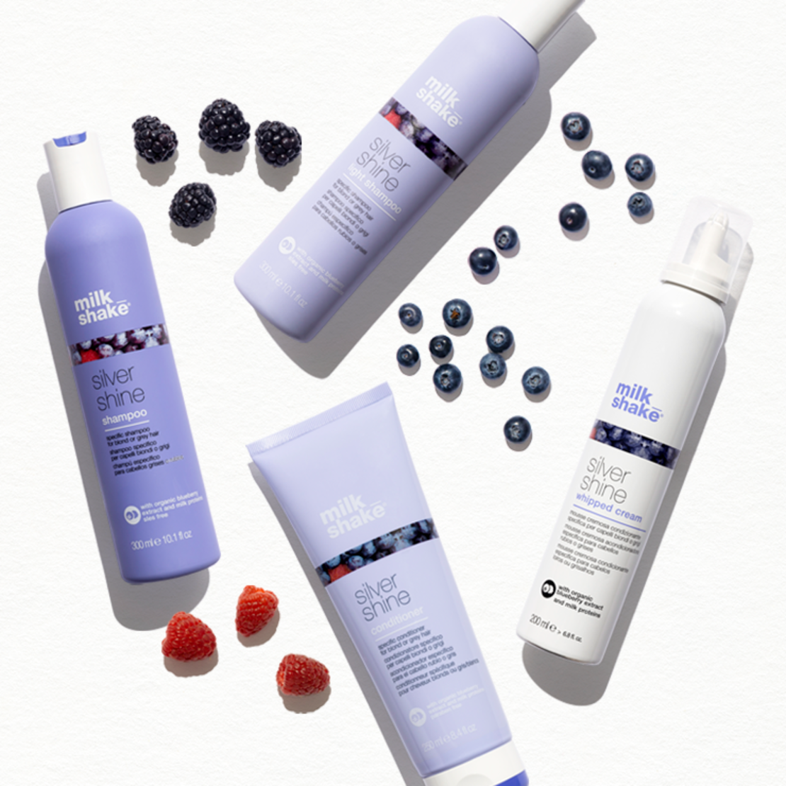 shampoo shine silver מילקשייק שמפו סילבר למראה שיער זוהר