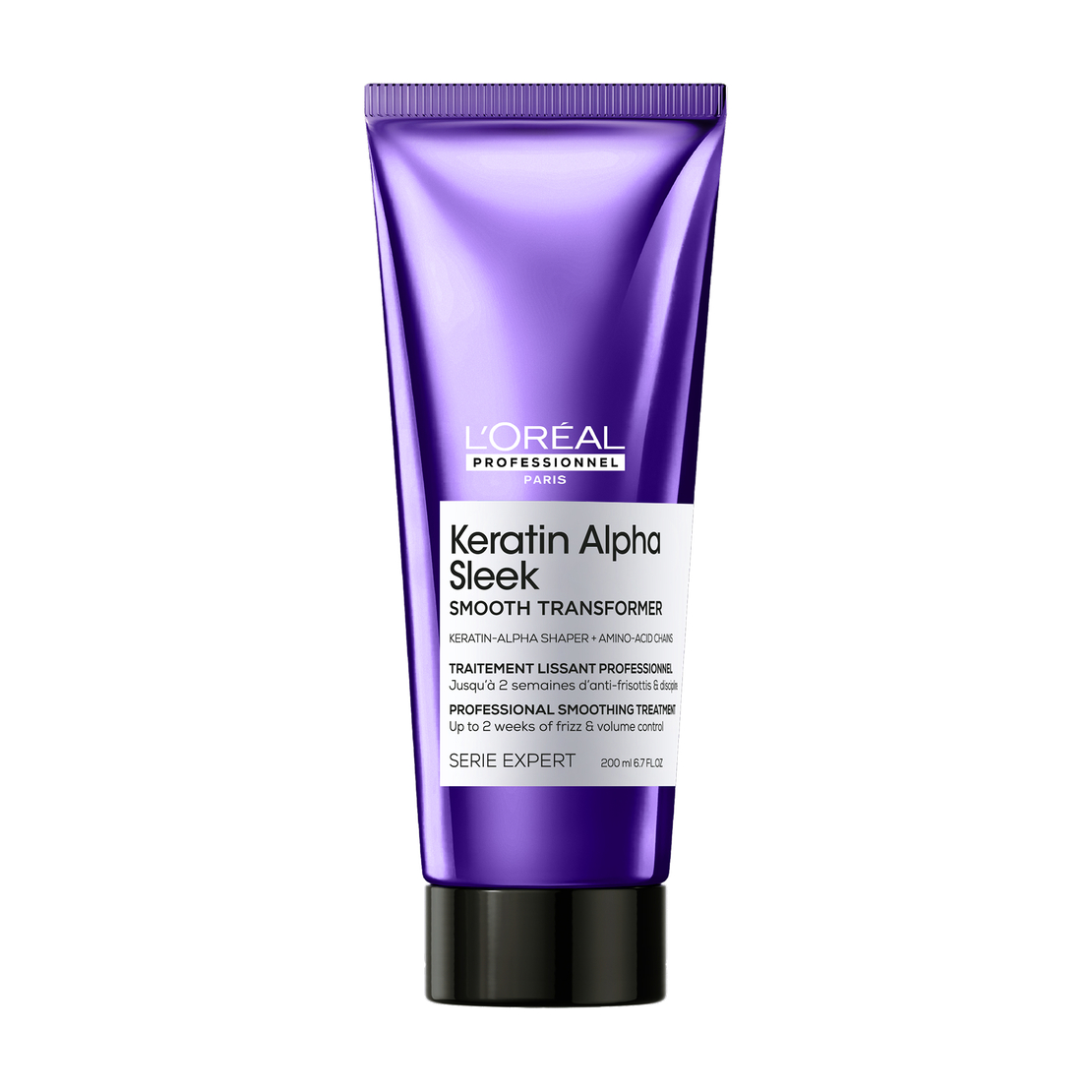 טיפול לשיער קרטין אלפא סליק - Smooth Transformer Keratin Alpha Sleek 200 ml