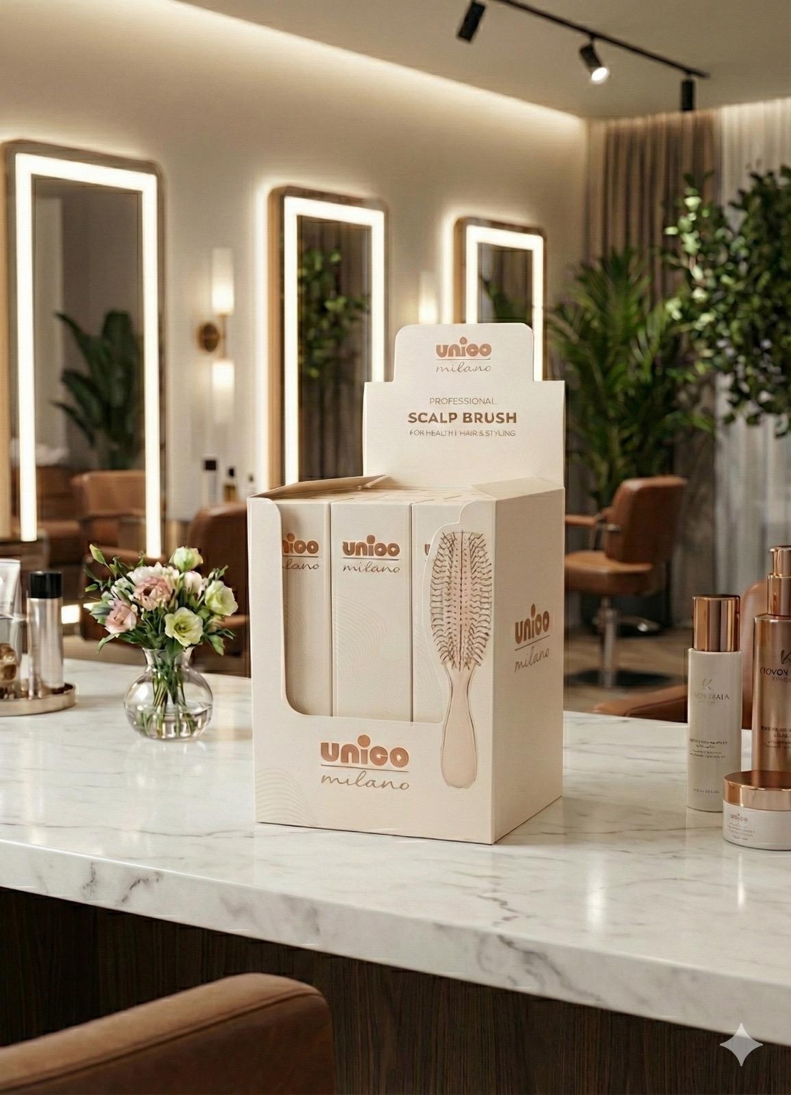 אוניקו מברשת קרקפת ושיער חדשנית  - The Scalp Brash