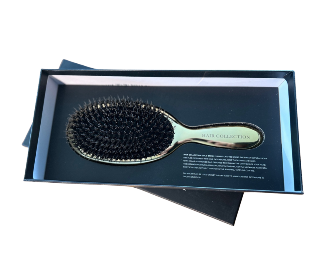 Hair Collection Gold Brush- מברשת לתוספות שיער