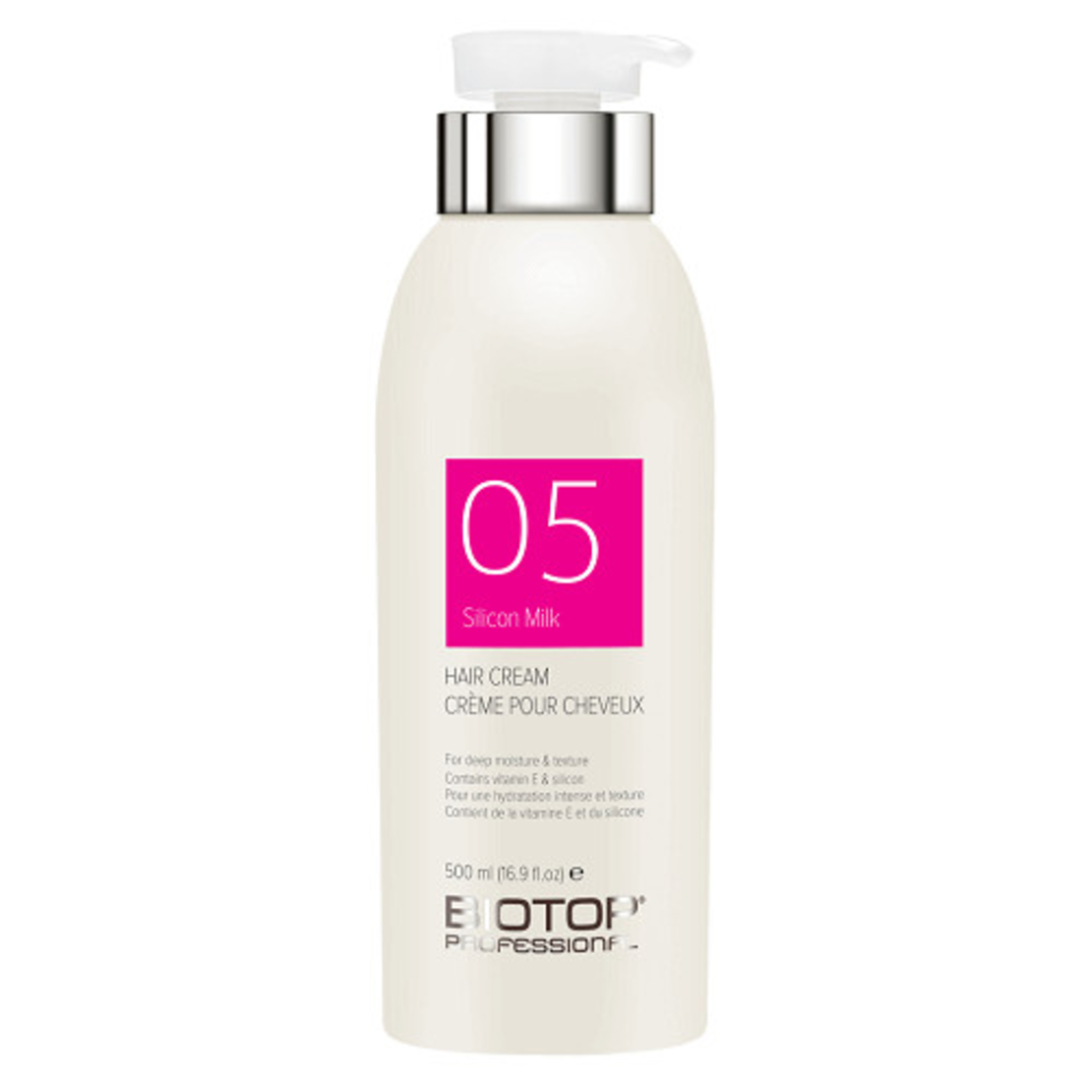 קרם לחות והזנה סיליקון 05 לשיער יבש-  BIOTOP SILK