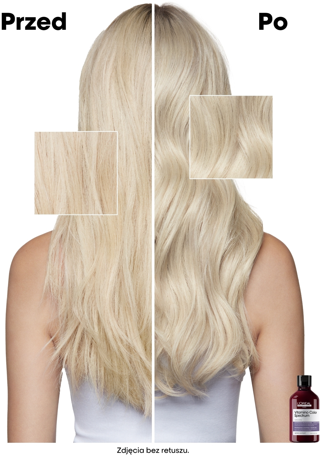 ויטמינו קולור ספקטרום - שמפו מקצועי סגול לנטרול גוונים צהובים 300 מ