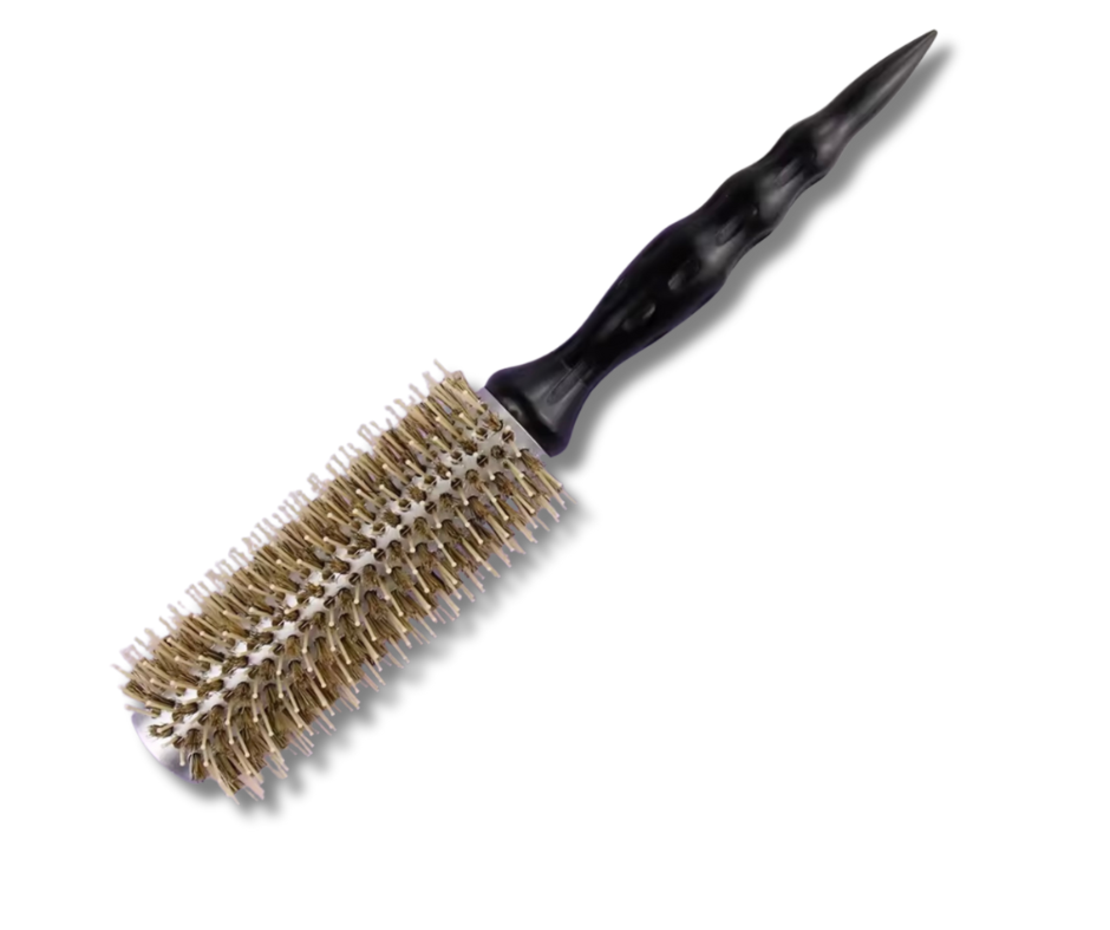 מברשת פן מקצועית איכותית בעלת ידית עץ לעיצוב מושלם