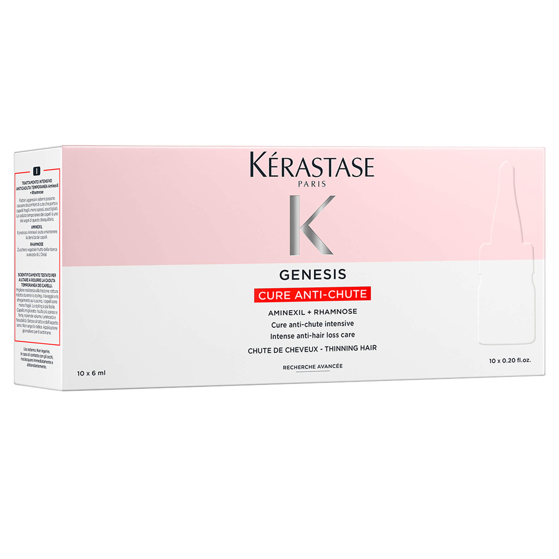 אמפולות ג'נסיס - טיפול מרוכז המסייע בהפחתת נשירת השיער 10*6 מ