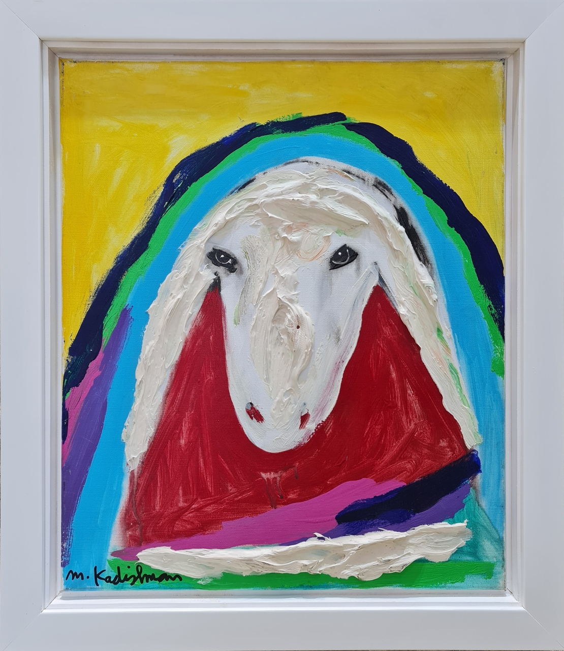Sheep's Head, 2001 - menashe kadishman