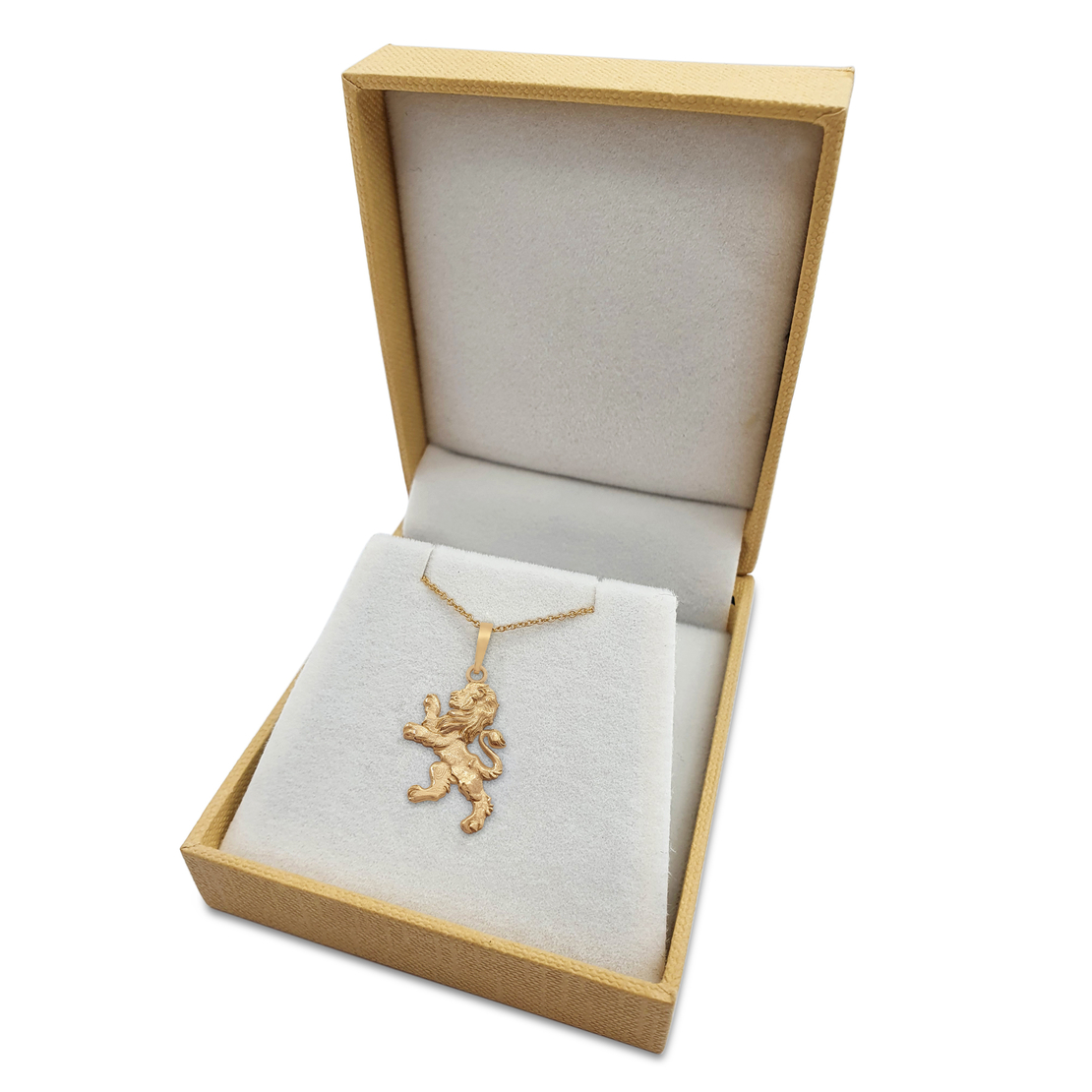 14K Yellow Gold Lion of Judah Pendant