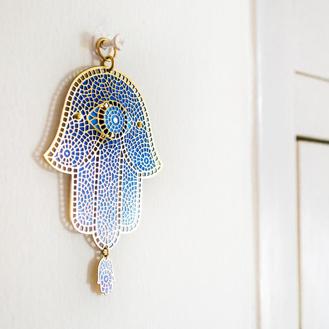 HAMSA MOSAIC BLUE