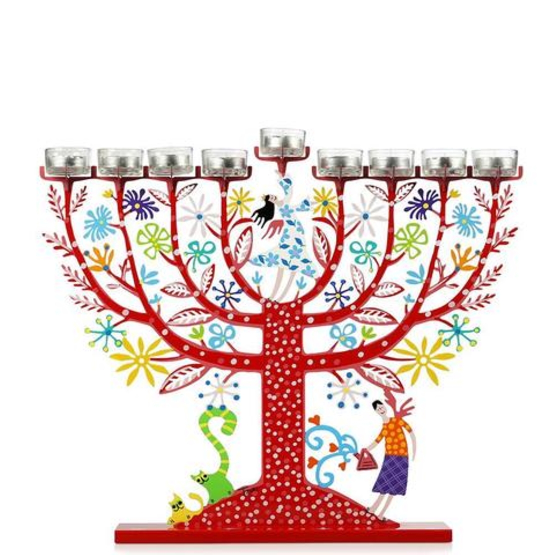 HANUKKAH FAMILY TREE MENORAH